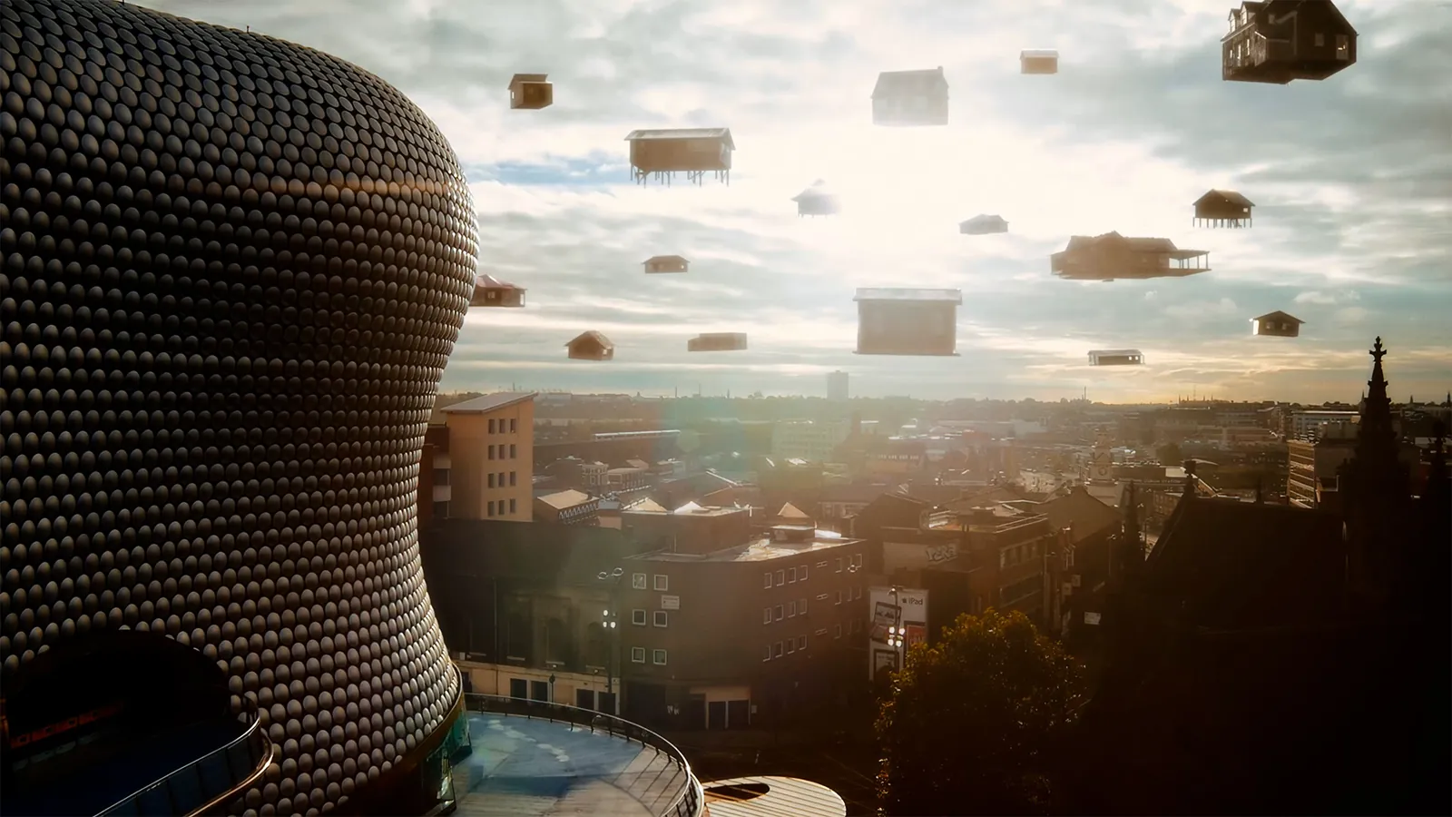 A frame from the opening ceremony film